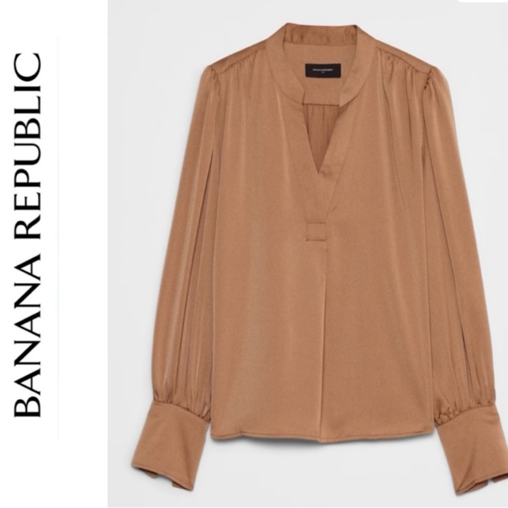 Banana Republic Women's Camel Blouse